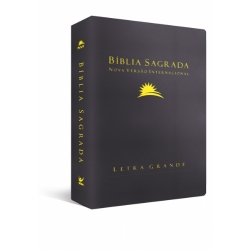 Bíblia NVI Letra Grande - Capa Luxo Preta